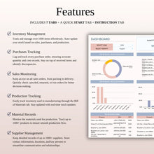 Inventory Tracker Spreadsheet for Google Sheets & Excel | Stock, Sales & Profit Management Template