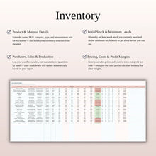 Inventory Tracker Spreadsheet for Google Sheets & Excel | Stock, Sales & Profit Management Template