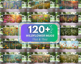 10700+ 3D Mug Wrap Sublimation Design Bundle | 11oz & 15oz PNG Templates for Coffee, Teacher, Floral, and Animal Mugs | Printable Mug Designs for POD
